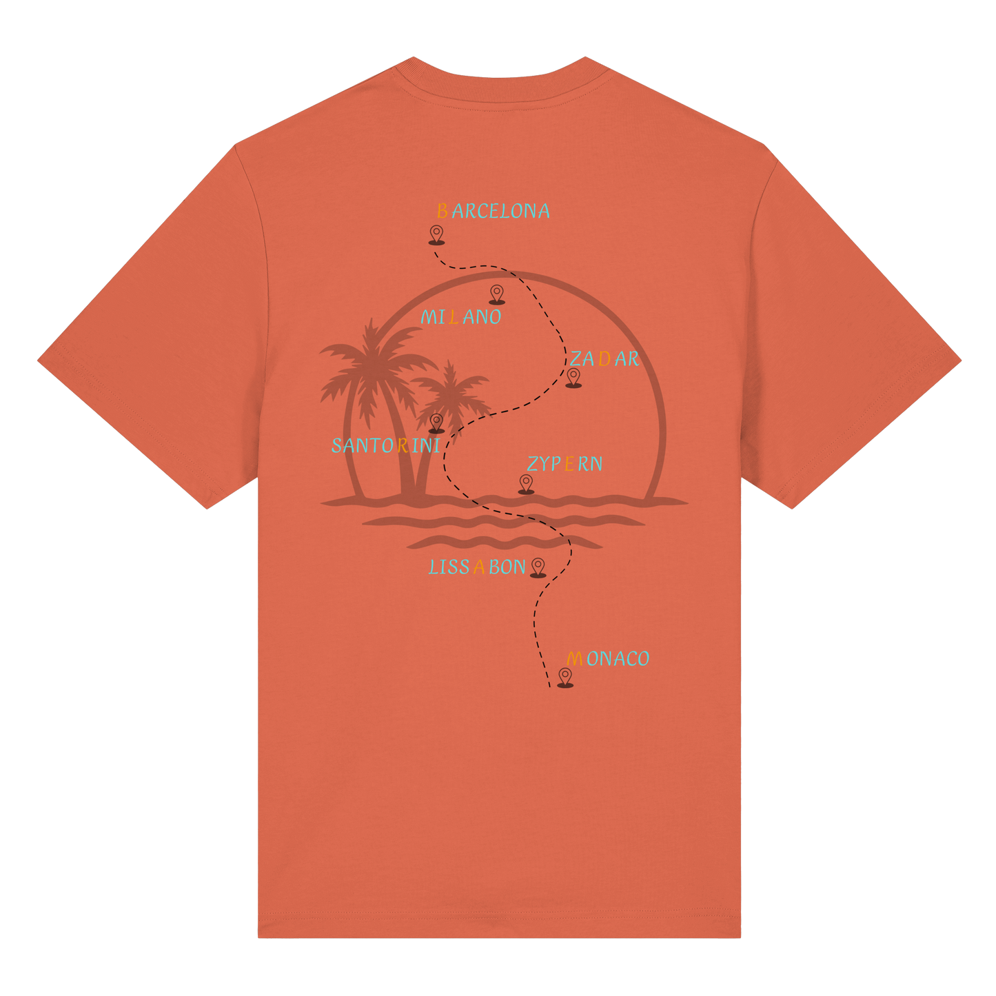 Route of Summer - Organic Heavy T-Shirt
