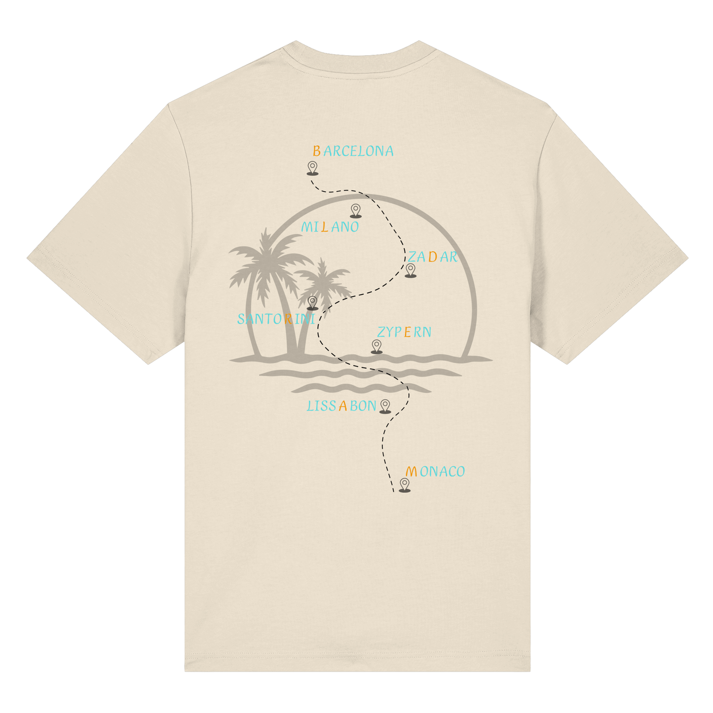 Route of Summer - Organic Heavy T-Shirt