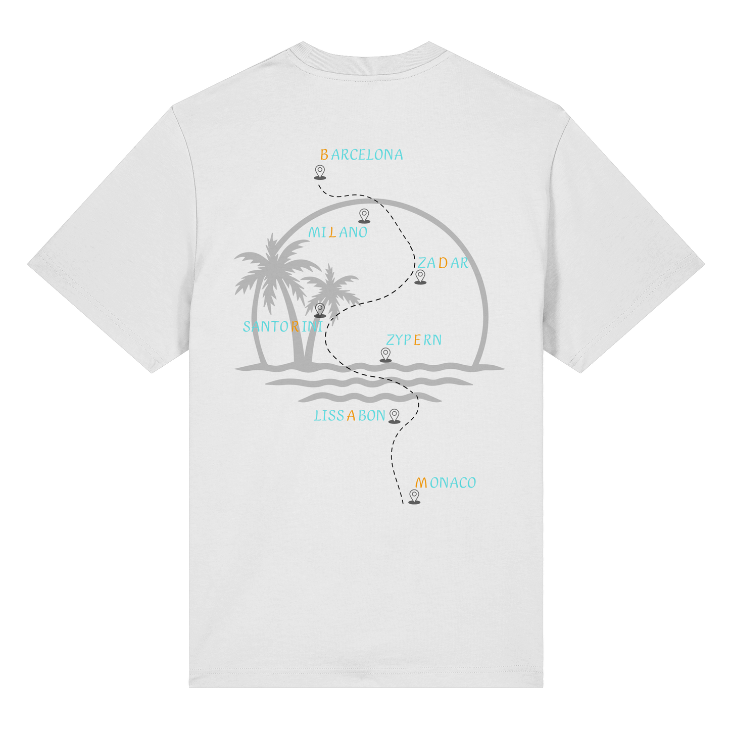 Route of Summer - Organic Heavy T-Shirt