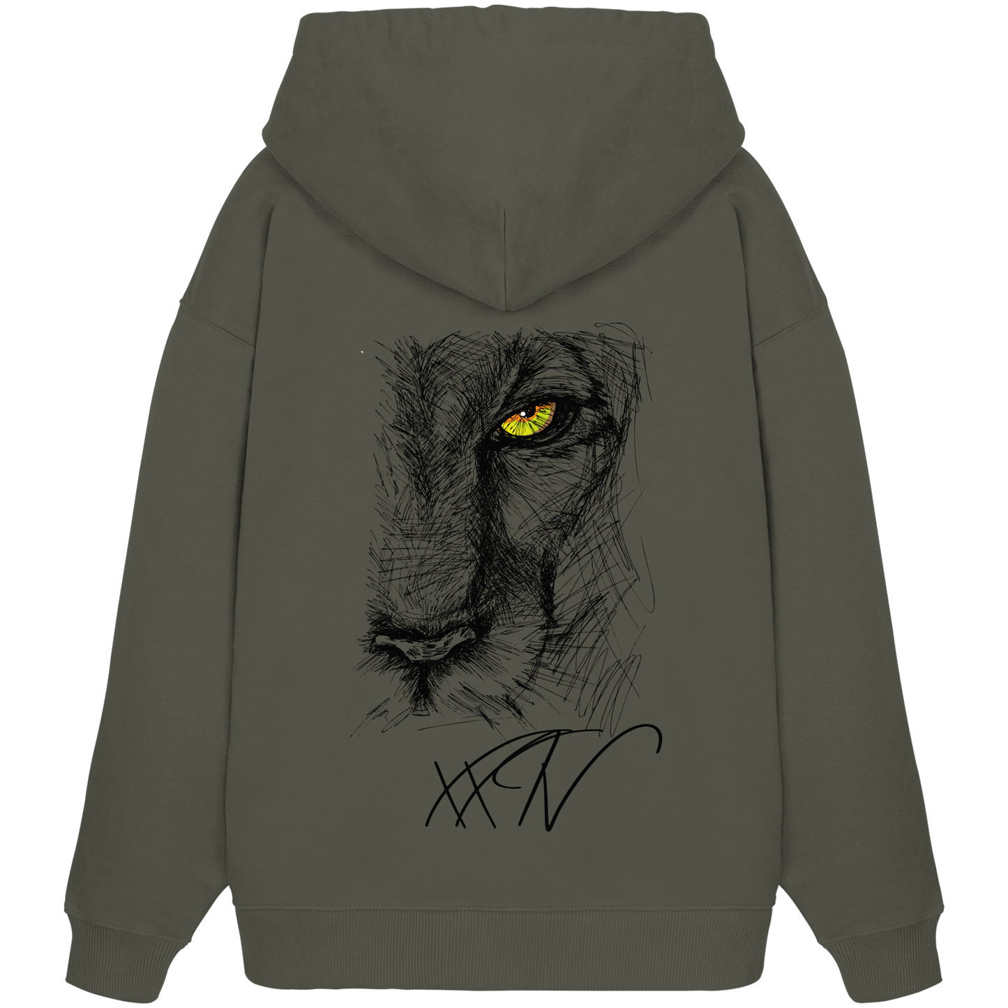 Scratch - Unisex Organic Oversize Hoodie