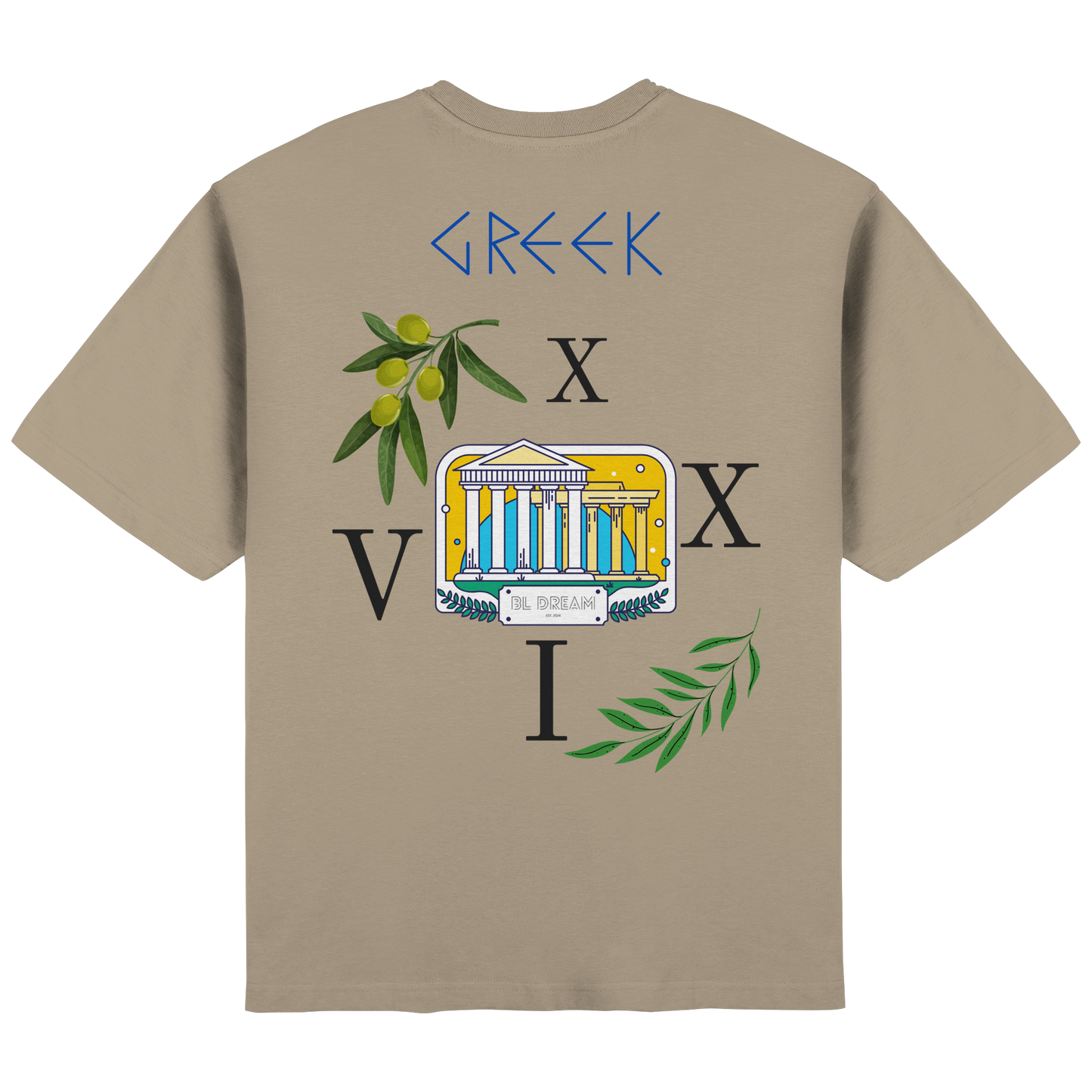 Griechenland - Streetwear Oversized T-Shirt