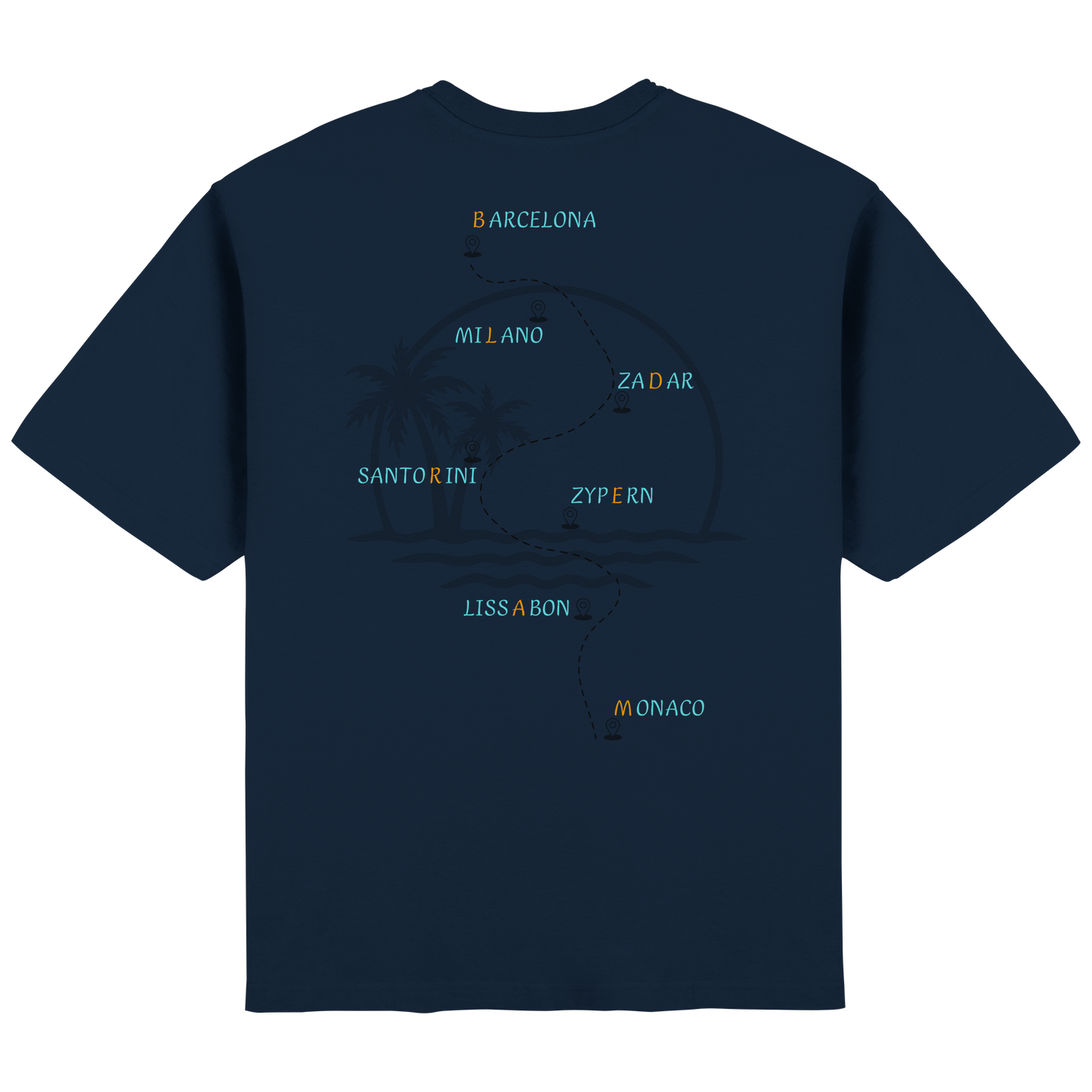 Route of Summer - Streetwear Oversized T-Shirt