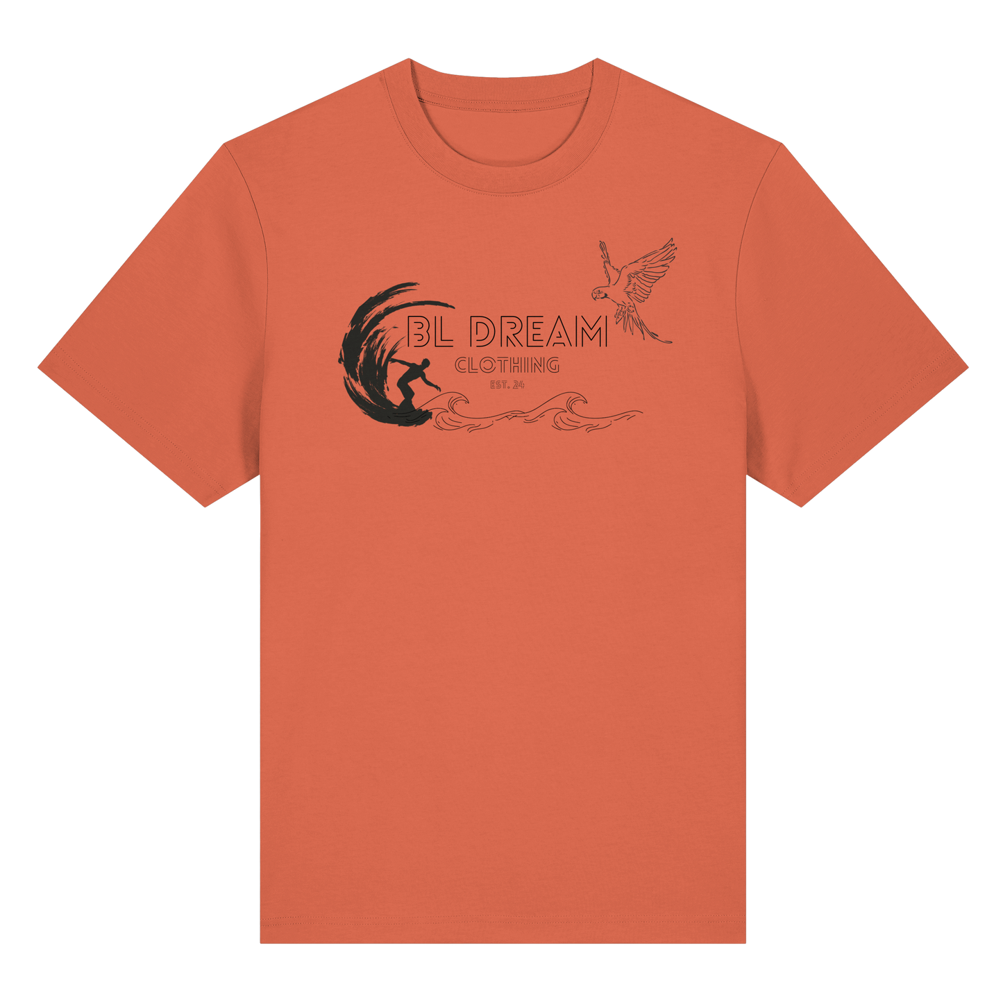 Surf the Summer - Organic Heavy T-Shirt