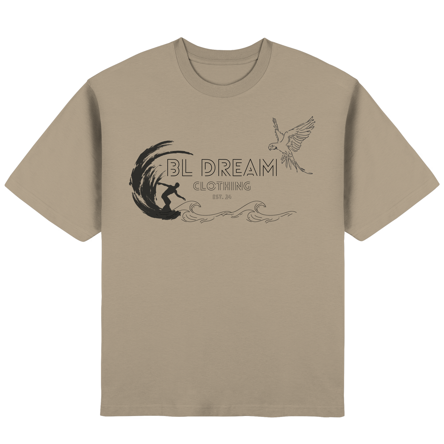 Surf the Summer - Streetwear Oversized T-Shirt