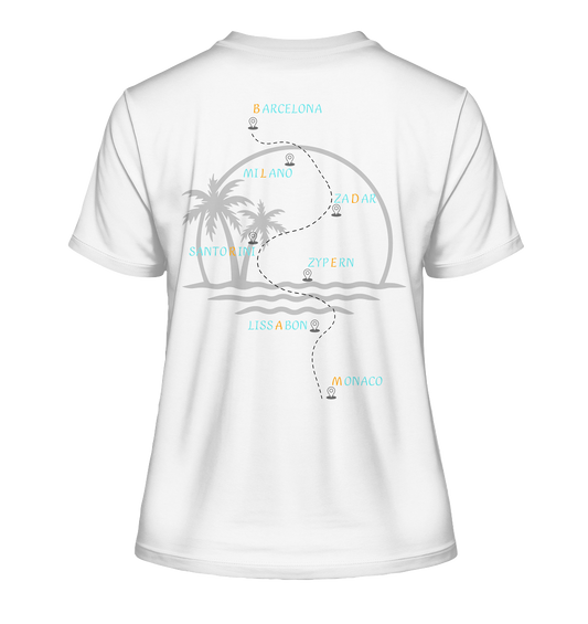 Route of Summer - Fitted Ladies Organic Shirt