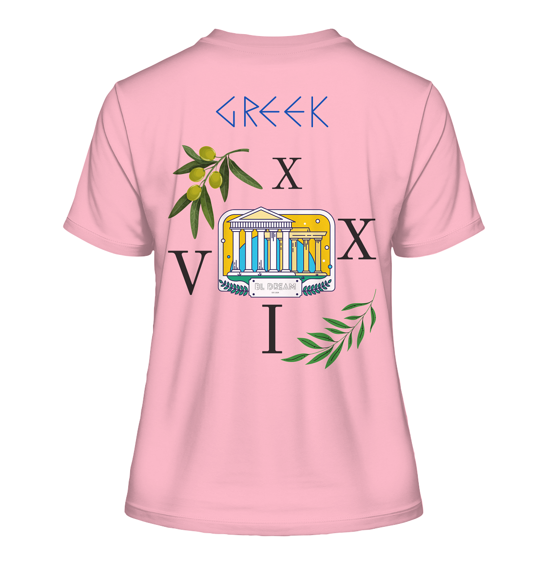 Griechenland - Fitted Ladies Organic Shirt