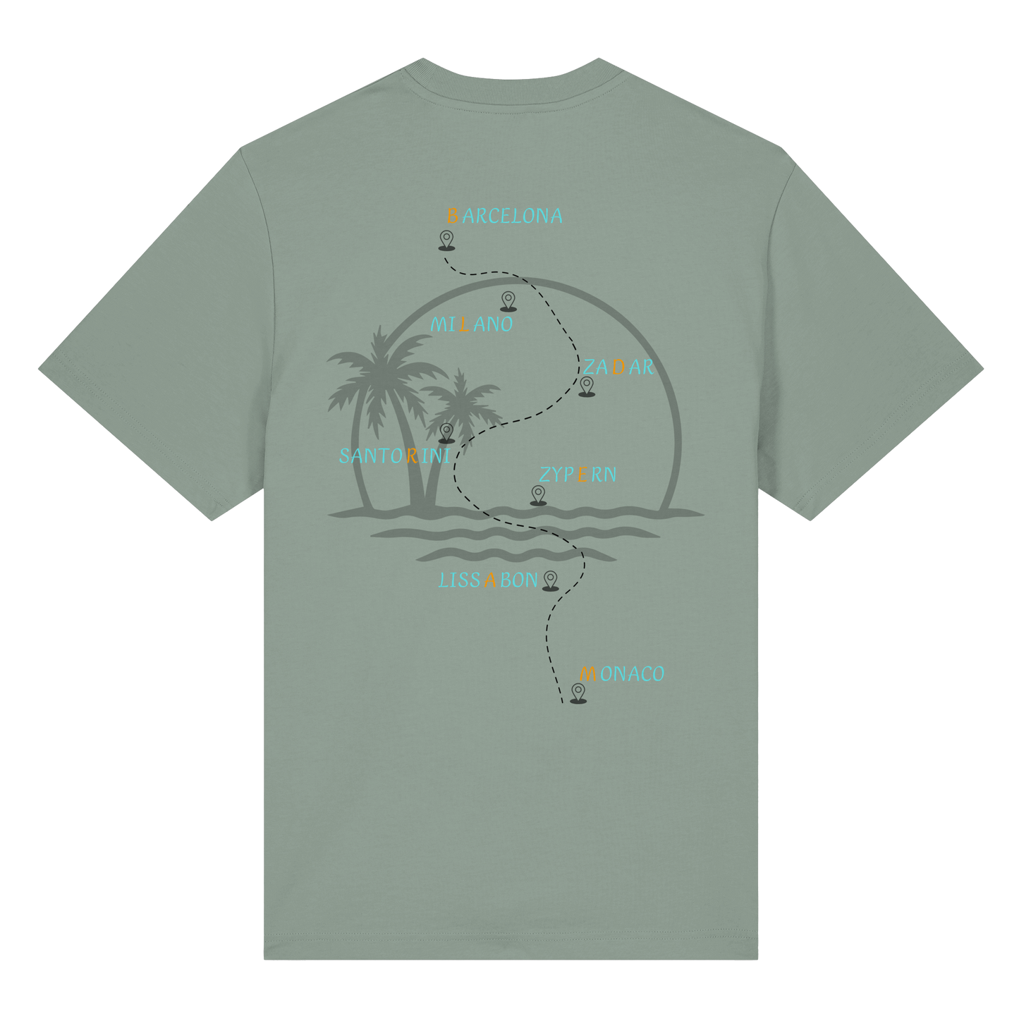 Route of Summer - Organic Heavy T-Shirt