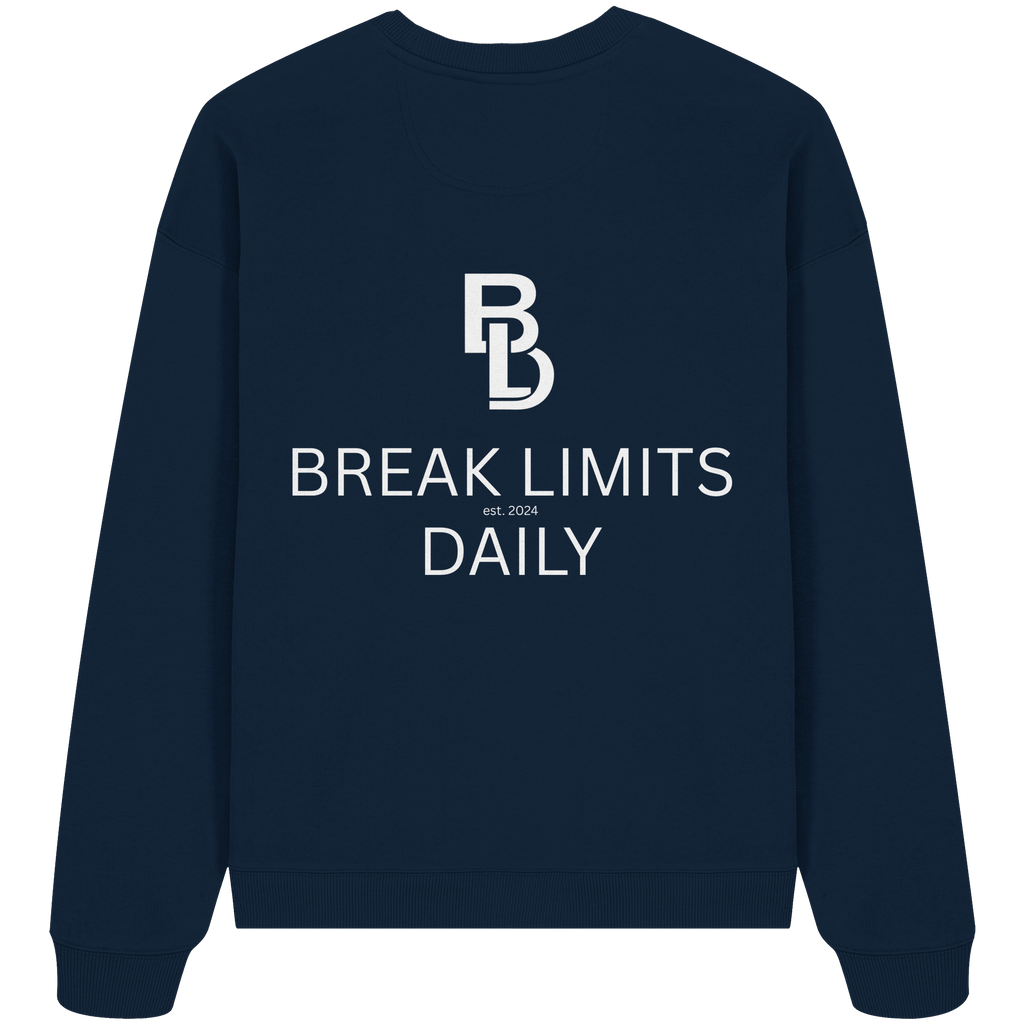 BLD Organic Oversize Sweatshirt Backprint