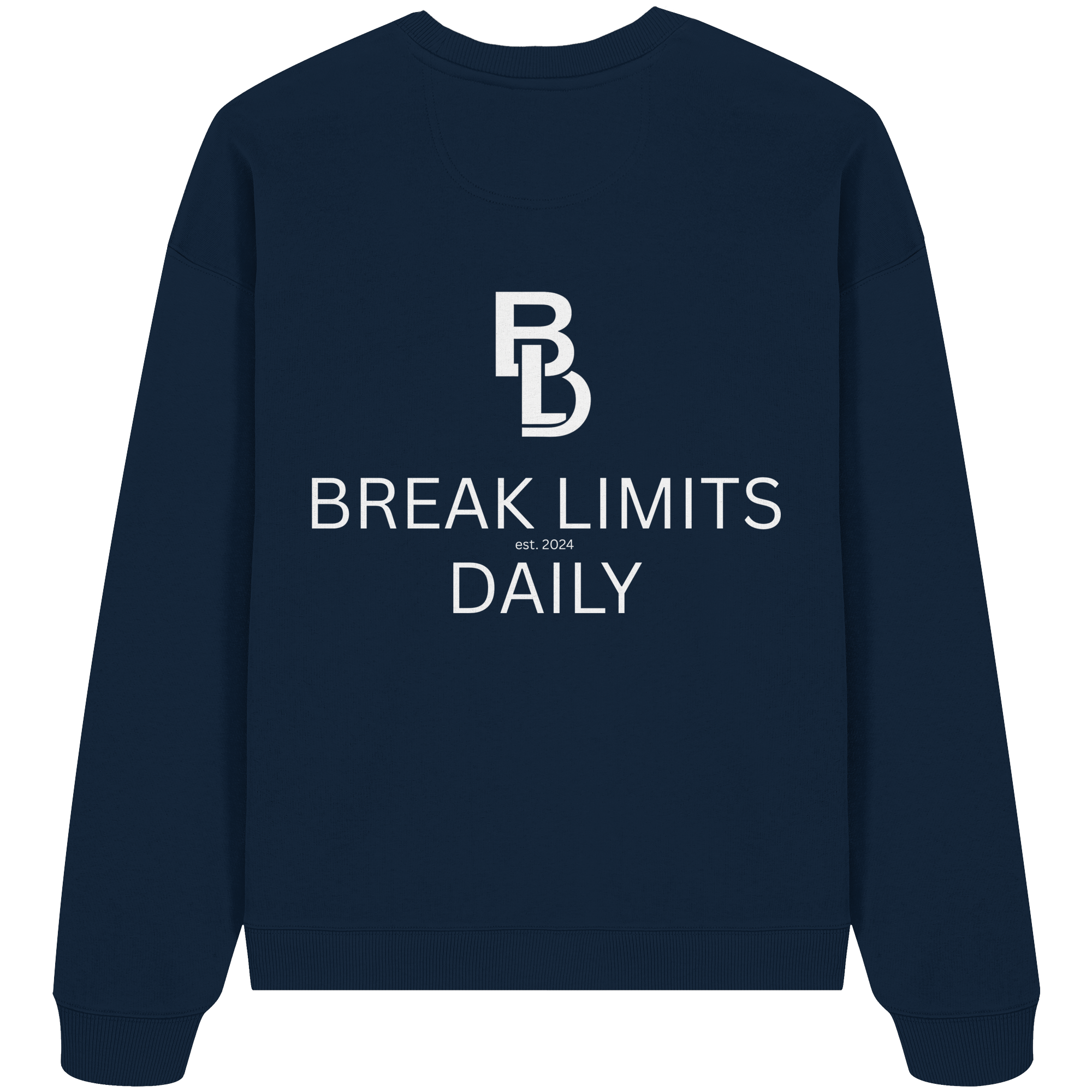 BLD Organic Oversize Sweatshirt Backprint