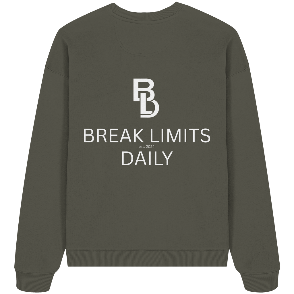 BLD Organic Oversize Sweatshirt Backprint