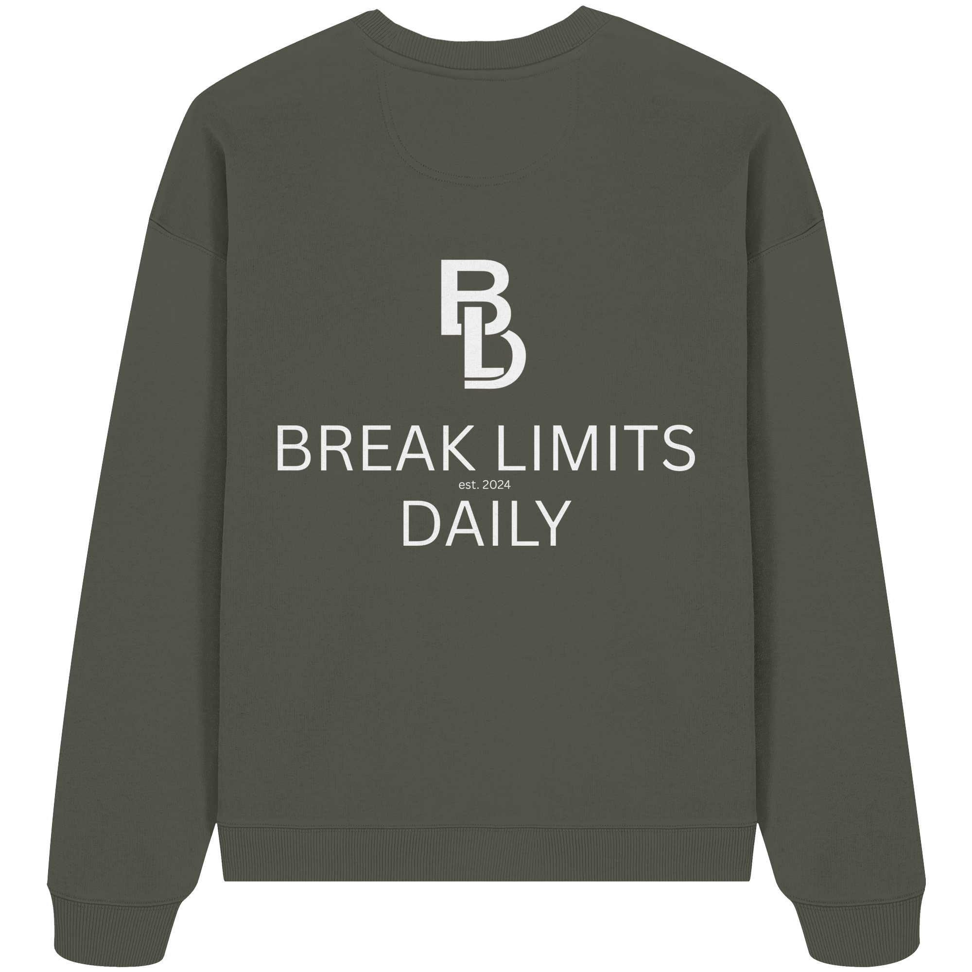 BLD Organic Oversize Sweatshirt Backprint