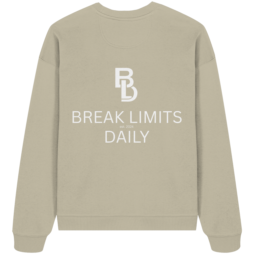BLD Organic Oversize Sweatshirt Backprint