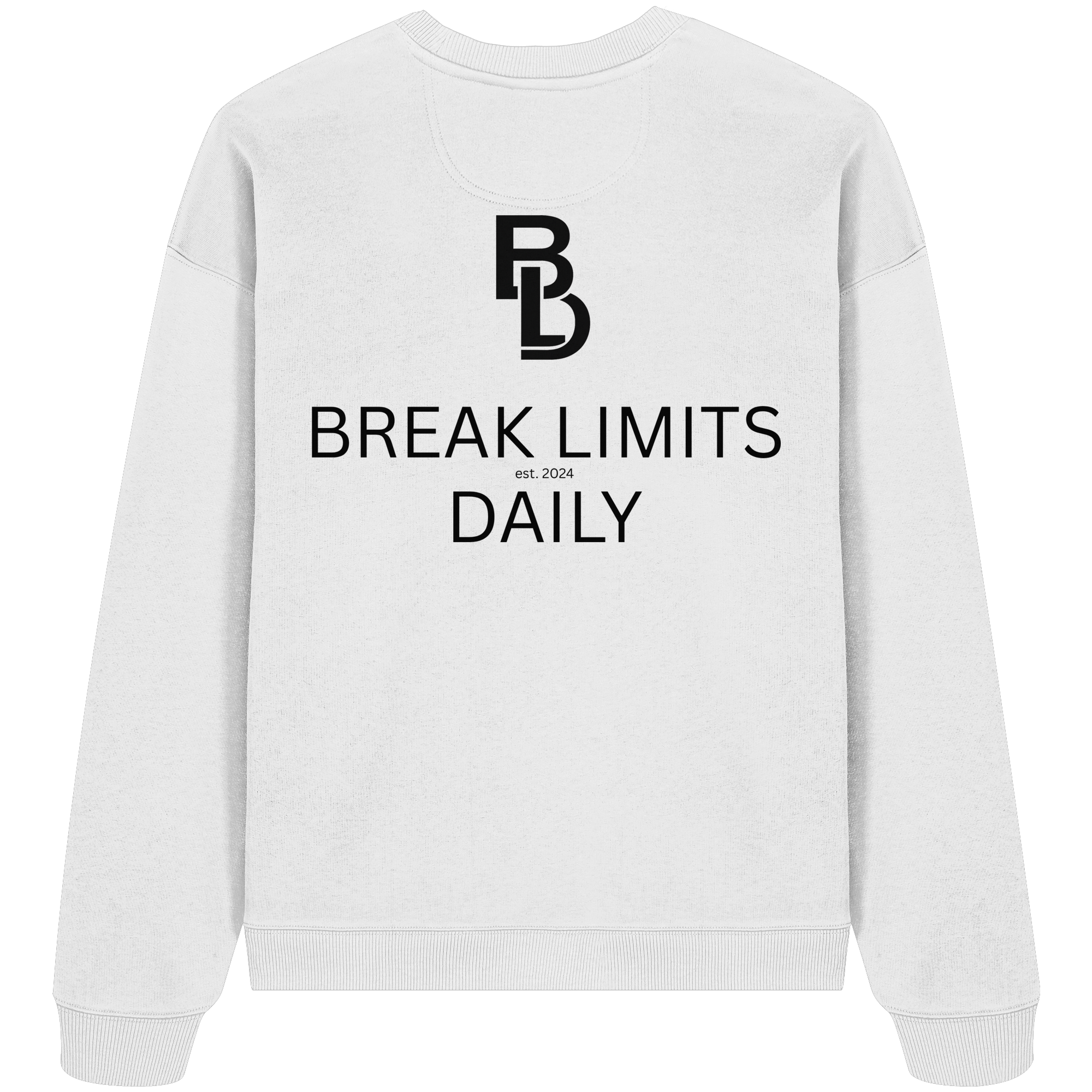 BLD Organic Oversize Sweatshirt Backprint