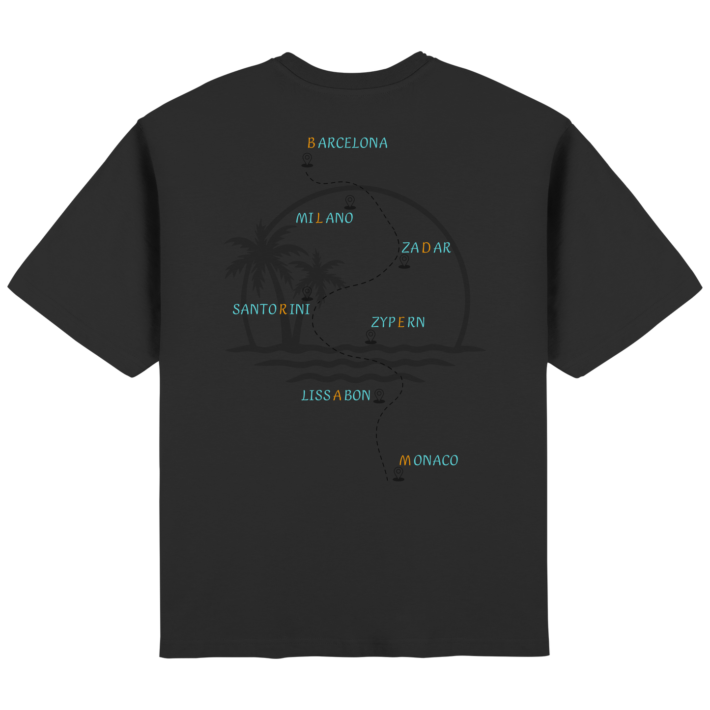 Route of Summer - Streetwear Oversized T-Shirt