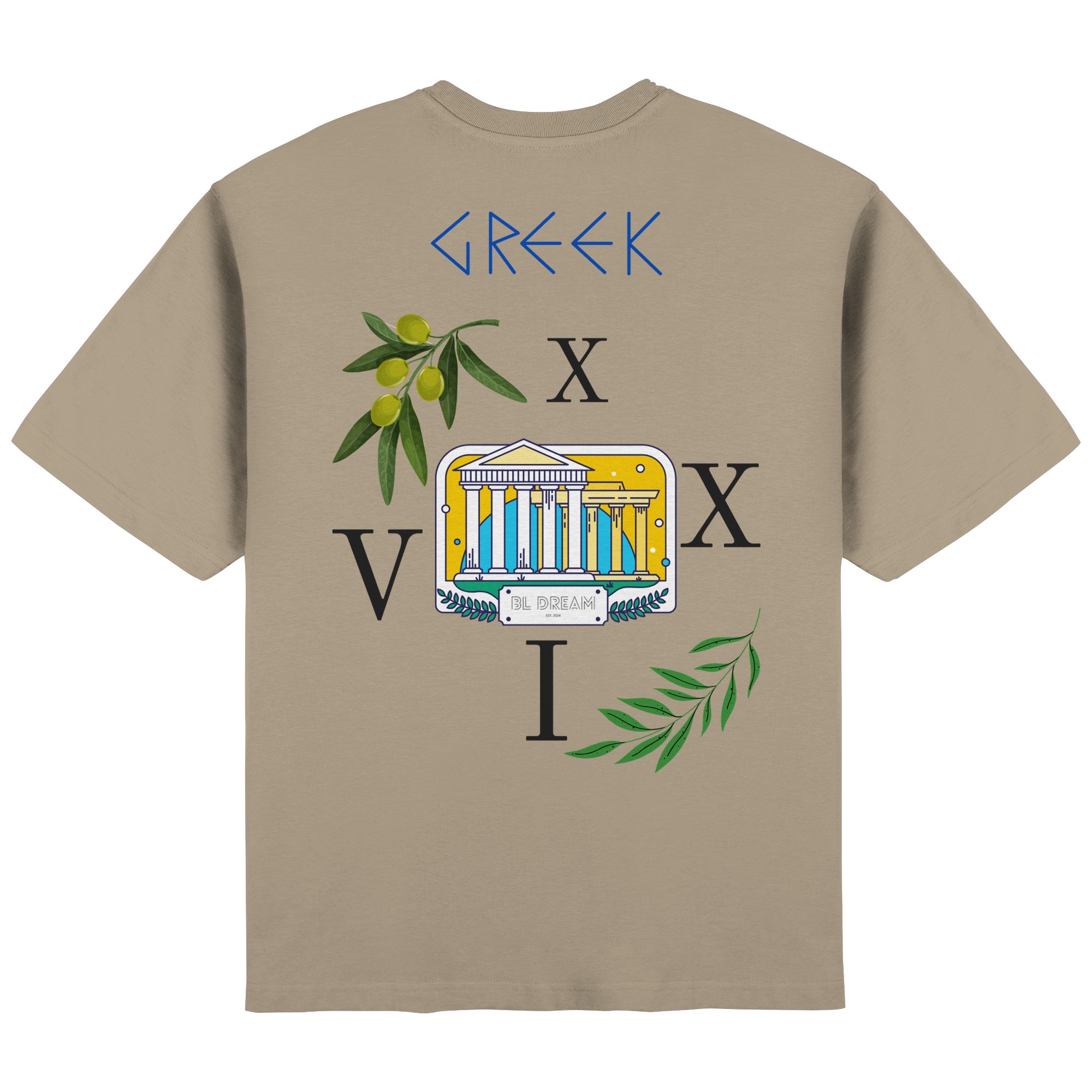 Griechenland - Streetwear Oversized T-Shirt