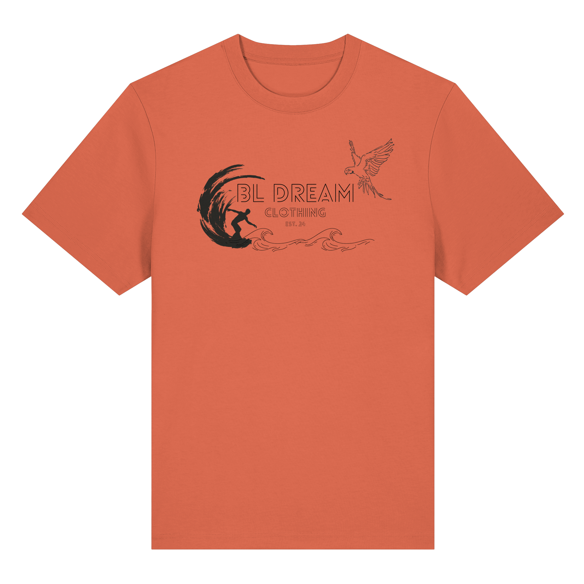 Surf the Summer - Organic Heavy T-Shirt