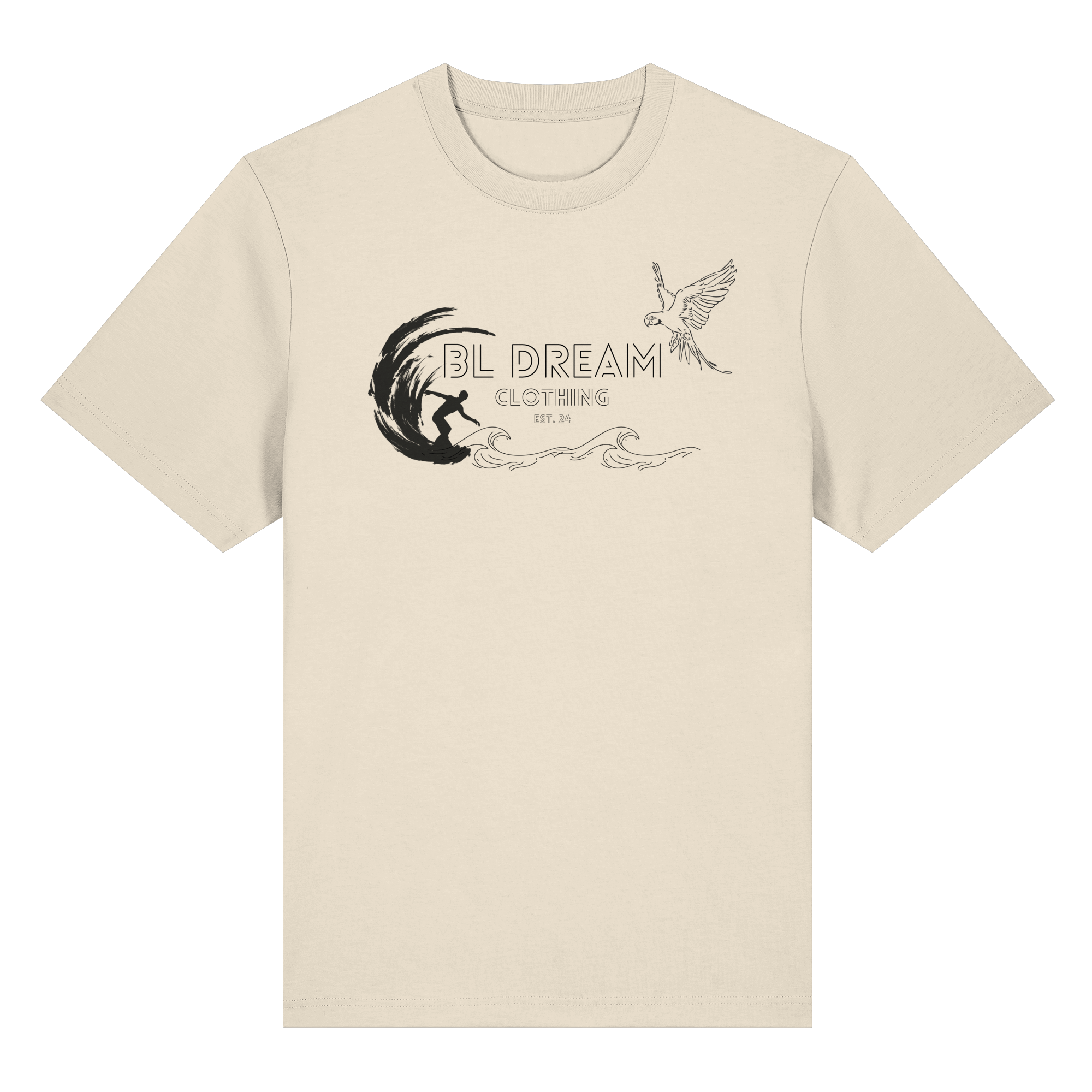 Surf the Summer - Organic Heavy T-Shirt