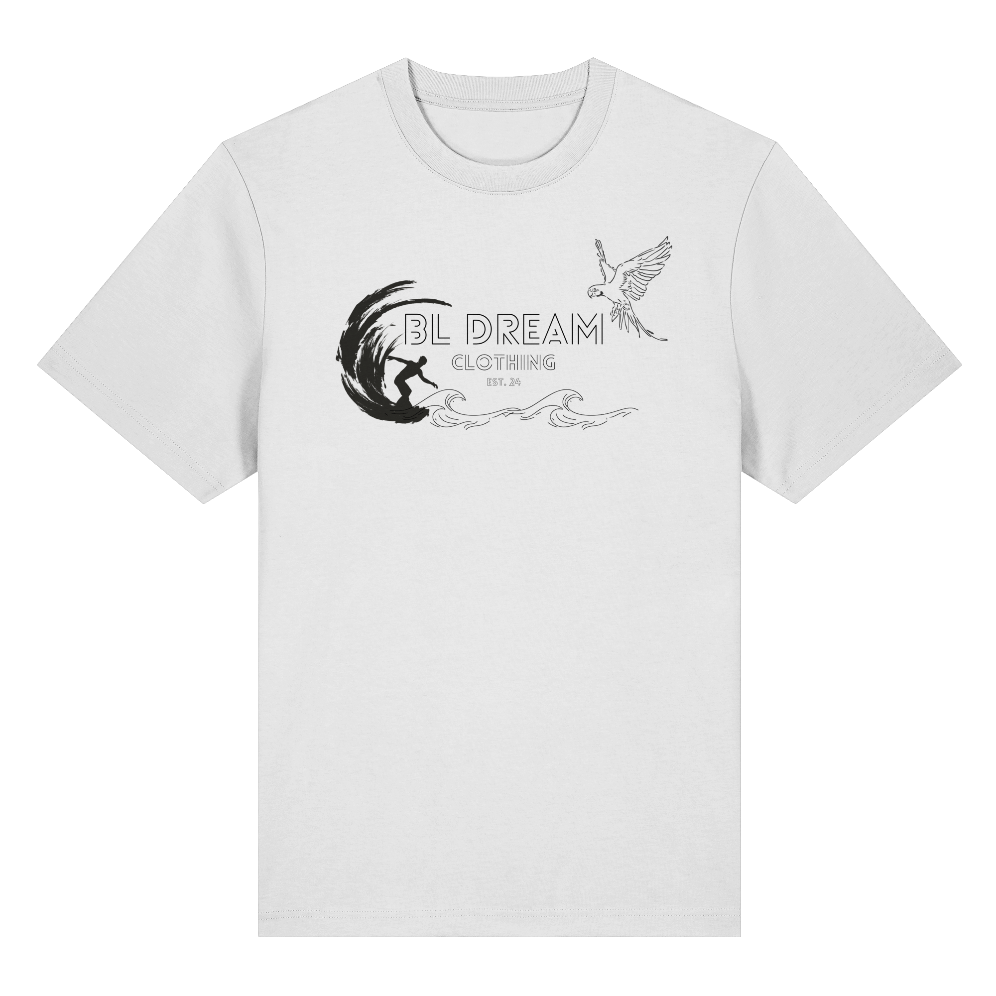 Surf the Summer - Organic Heavy T-Shirt